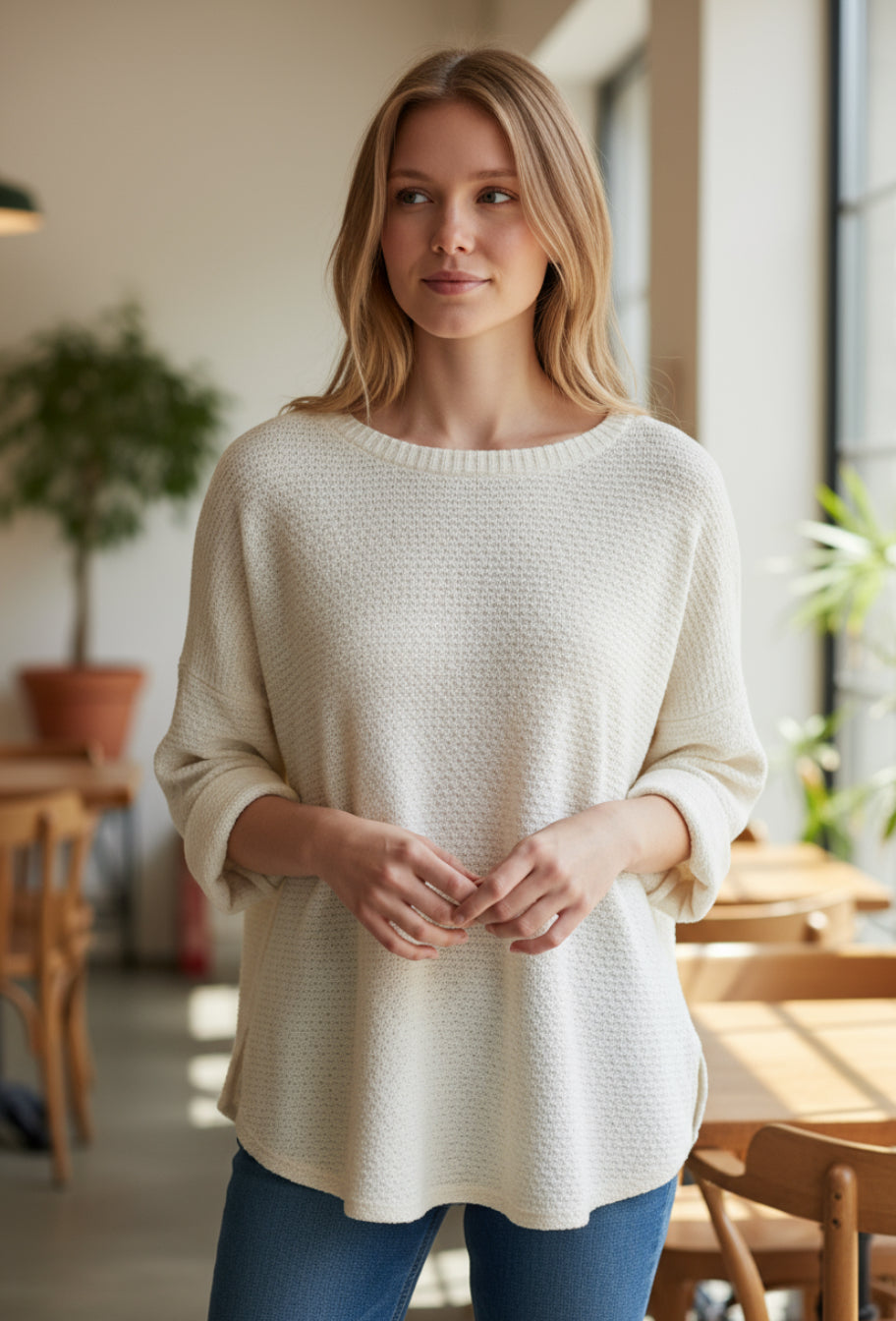IV SPARKLE TEXTURED TOP