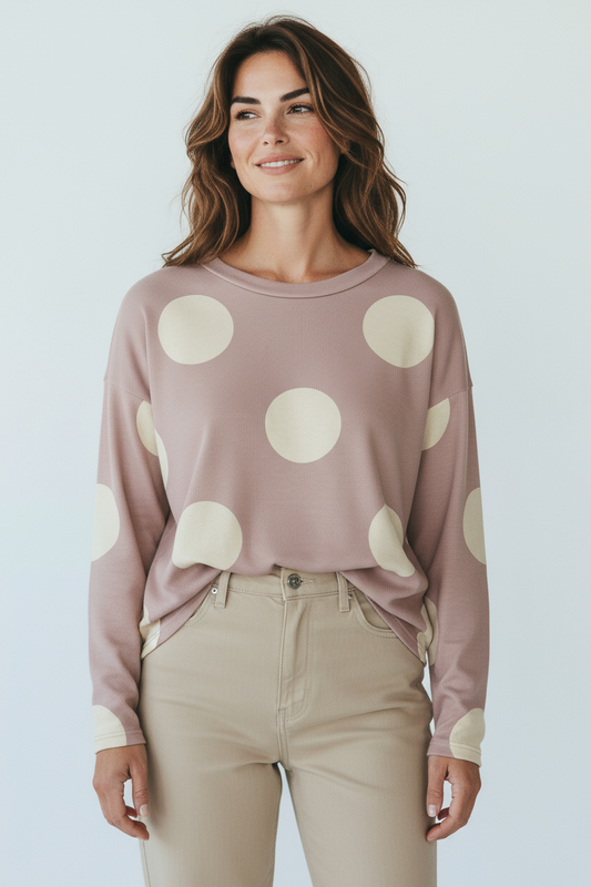 PK POLKA DOT PRINT TOP