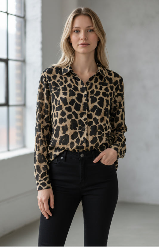 BK ANIMAL PRINT SHIRT