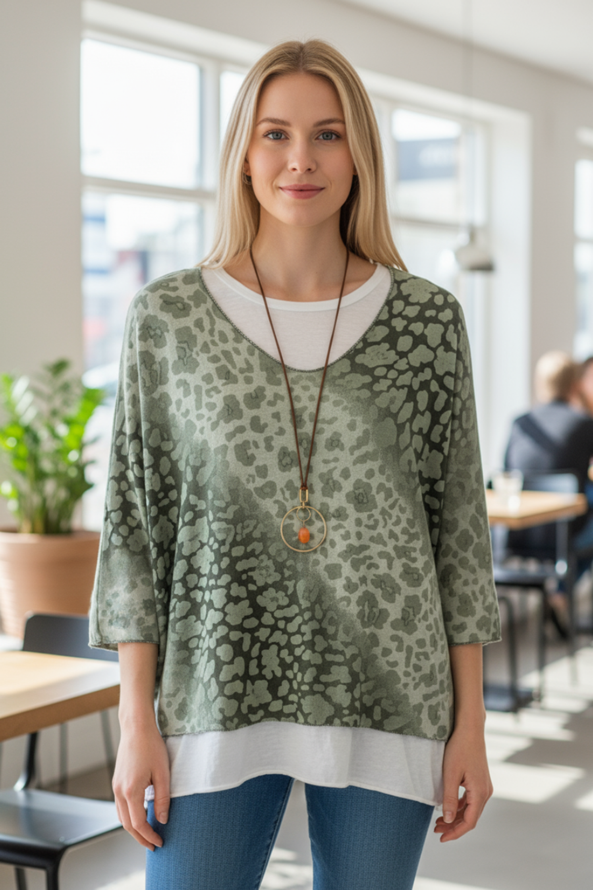 GR LEOPARD 2PC TOP WTANK