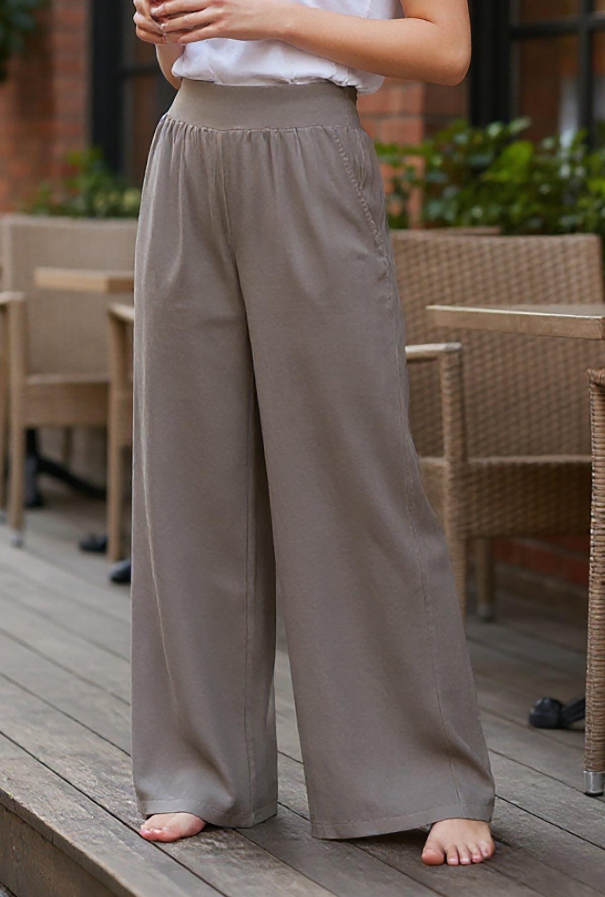 Linen Blend Pant