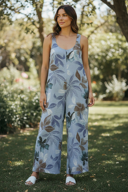 Printed Linen Jumper