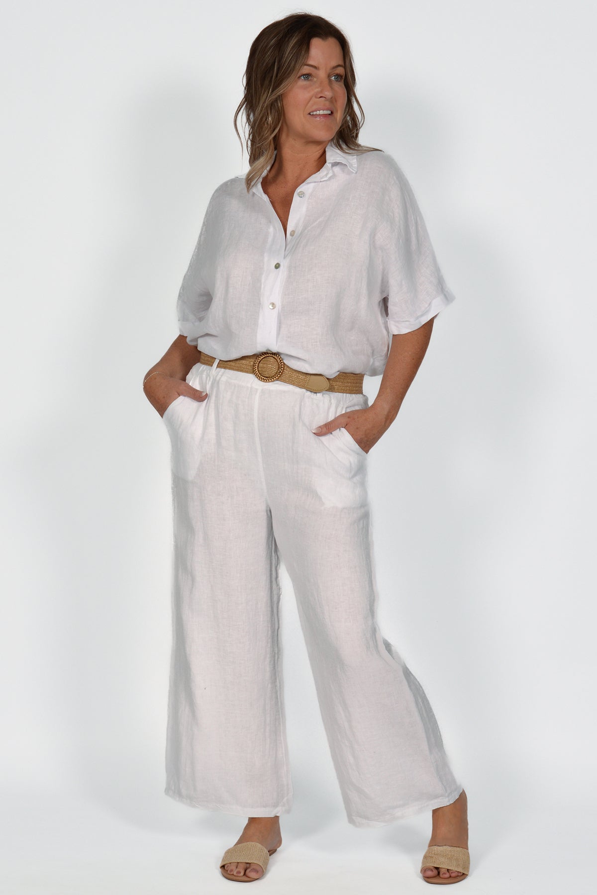 Short Sleeve Linen Shirt