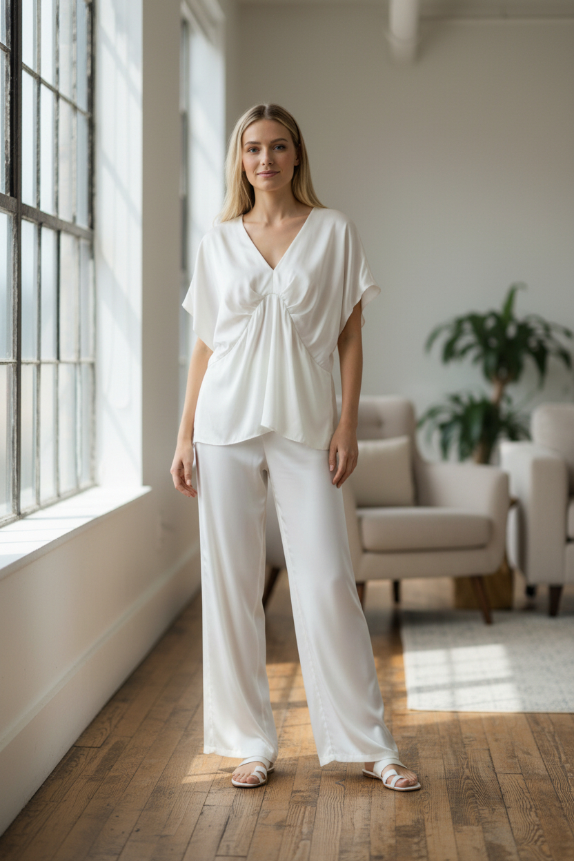 IV SATIN S/S TOP