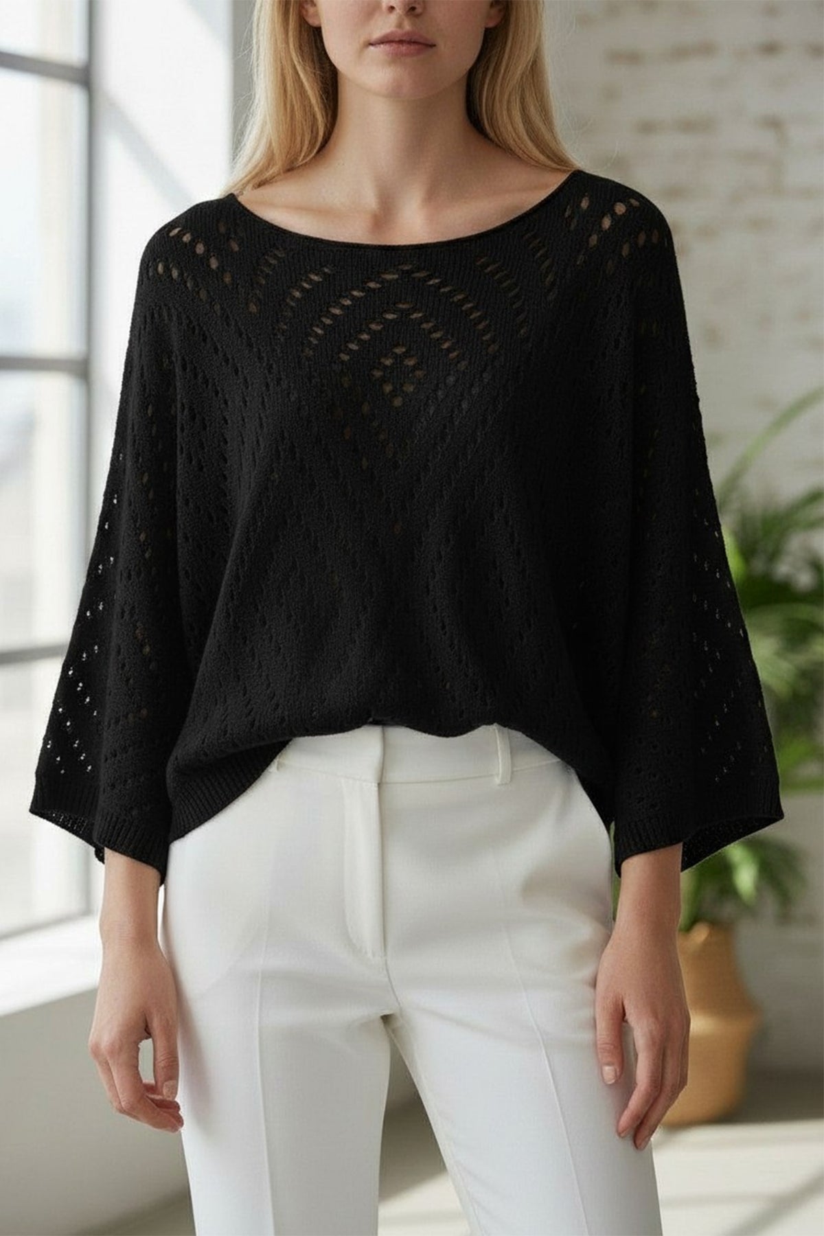 Holey Knit Top