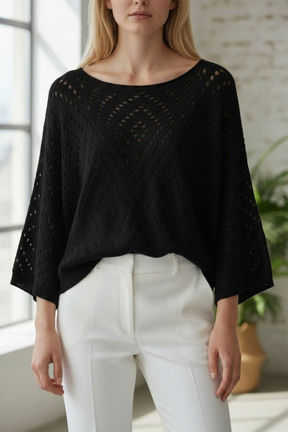 Holey Knit Top