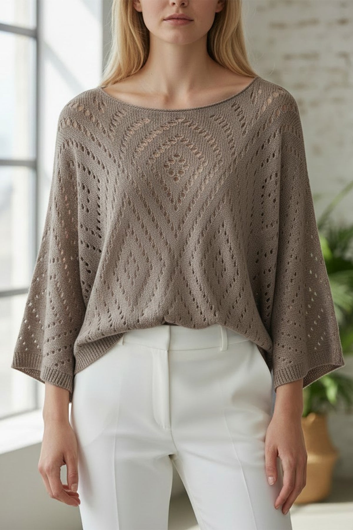 Holey Knit Top