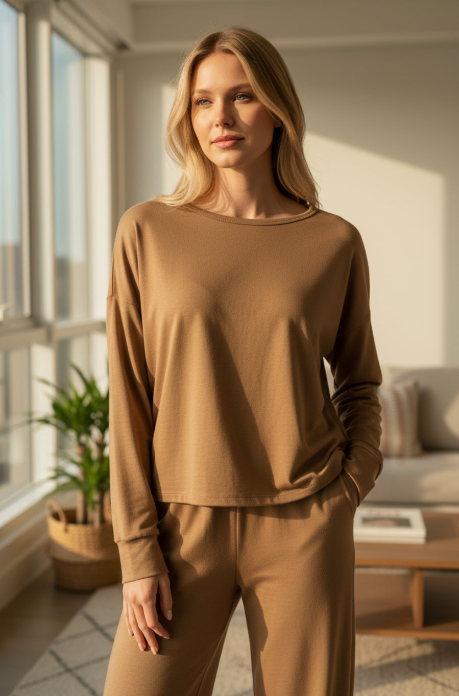 CA LOUNGE CREWNECK TOP