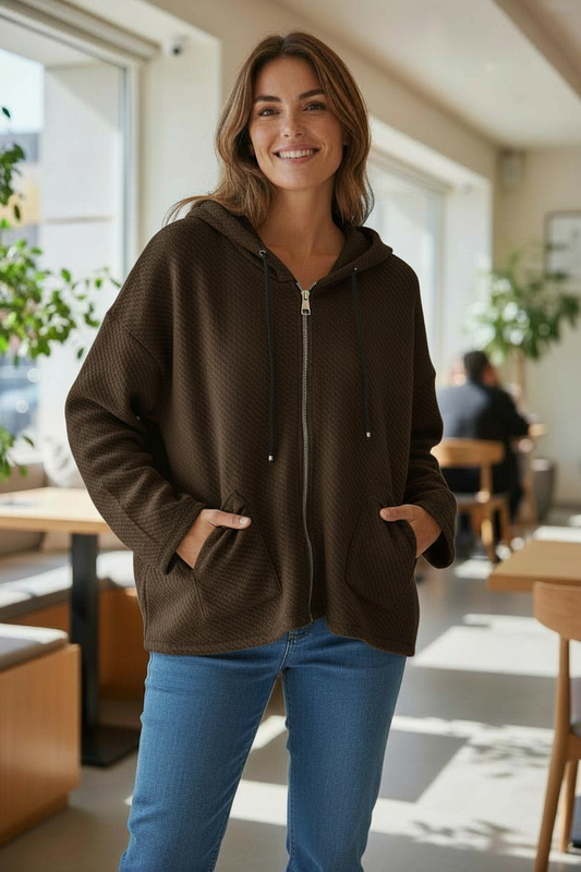 BR ZIP UP HOODY JACKET